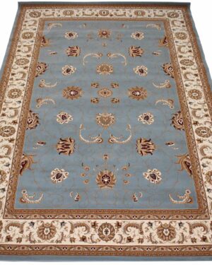 Jaipur - 2117A Blue Cream - 6.6x9.6