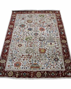 Kashan - KSN303D Ivory Red - 8.8x11.10