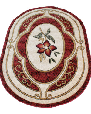 Milano - Z719A White - 5'3"x7'6" Oval