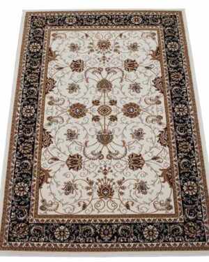 Jaipur - 2117 Cream Black - 6.6x9.6