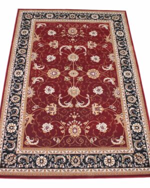 Jaipur - 2117 Red Black - 6.6x9.6